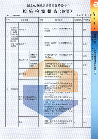 好色先生黄色视频TV国家体育用品质量监督检验中心认证
